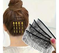 10/5/1 pièce Peigne de finition de cheveux invisible, Mini support de frange Outil de coiffure en forme de U, Accessoires pour cheveux, Ornement de finition des cheveux cassés Clip pour le haut de la