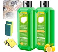 10.5 Oz/300 Ml Multi Scene Cleansing Milk, Cleaning Milk House Cleaner, Powerful Multifunctional Cleaner Liquidmilk Concentrated Cleansing Lotion, 2026 New Kitchen Stains Cleaners, for Home (2PCS)