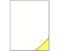 10/50/100/150/200 feuilles de papier autocollant blanc A4 imprimable - compatible laser et jet d'encre, finition mate pour une impression sans tache, étiquettes autocollantes pour l'artisanat DIY, le 