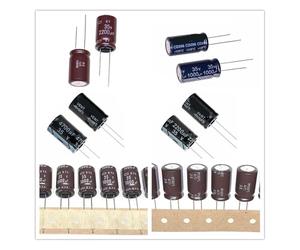 10/50/100 Pcs/Lot 35V82uF DIP High Frequency Aluminum Electrolytic Capacitor AUOQKQUT