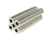 10 50 100 PCS/LOT anneau aimant néodyme 14 * 3 trou 6.5 Standard N35 forte terre Rare Permanent NdFeB trou-aimants 14x3-6.5(50PCS D14x3-6.5mm)