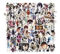 10/50/100pcs Bungo Chiens Errants Autocollants Anime Autocollant Pvc Graffiti Autocollants Valise Guitare Étanche Pour Jouets Pour Enfants