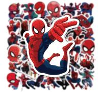10/50 Pièces Disney Super Héros Spiderman Anime Dessin Animé Autocollants Scrapbook Ordinateur Portable Bagages À Roulettes Graffiti Autocollants Jouet Pour Enfants.10Pcs.