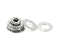 10/50 pièces M3 M4 M5 M6 M8 M10 M12-M40 DIN988 Joint de réglage en acier inoxydable 304 ultra-mince(M30x42xThick (10pcs),0.3mm Thick)
