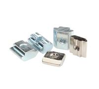 10-50 pièces M3 M4 M5 M6 M8 M10 T bloc écrous carrés t-track écrou de marteau coulissant for fixation profil en aluminium 2020 3030 4040 4545(10pcs,40 series - M3)