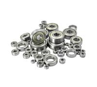 10/50 roulements de petite taille, alésages de 2 mm-10 mm, dimensions : 3 x 7 x 3 mm, 5 x 10 x 4 mm, 5 x 11 x 4 mm, 8 x 22 x 7 mm et 10 x 15 x 4 mm.(50Pcs,3x6x2.5mm)