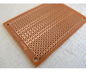 10 50 x 70 mm 5 X 7 cm 2er 3er joint trou Vero seule face Stripboard Prototype Paper PCB Platine Circuit Imprimé Universal Experiment Matrix Circuit Board bakélite
