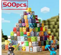 10-500 pièces nouveaux blocs de construction magnétiques Cube du monde aimant monde ensemble pour enfant bricolage modèle enfants tige meilleur jouet sensoriel Montessori 500PCS-25DOLL