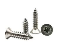 10/50pc M1 M1.2 M1.4 M2 M3 M4 M5 M6 Mini Petit 304 Acier Inoxydable Croix Plate tête fraisée vis à Bois autotaraudeuse(35mm,50pcs M1.2)