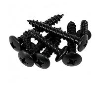 10/50pc M2.2 M2.9 M3.5 M3.9 M4.2 M4.8 noir 304 A2 acier inoxydable CrossLarge tête ronde vis à bois autotaraudeuse(20pcs M4.2x16mm)