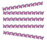10 / 50pcs belle broche de sensibilisation carcinome de buste de papillon rose broche en alliage de Zn épingle de sûreté pour une papillon élégante et brillante de longue durée pour montrer du