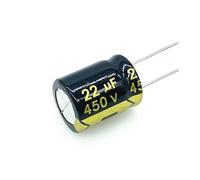 10~50pcs/lot 450v 22UF 450v22UF Low ESR/Impedance high frequency aluminum electrolytic capacitor size 13 * 20 20% EKFBQBGW(10pcs)