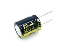 10~50pcs/lot 450v 22UF 450v22UF Low Impedance high frequency aluminum electrolytic capacitor size 13 * 20 20% NWPNLXEA(10pcs)