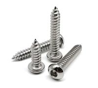 10/50pcs M2 .3 .6 M3 M4 M5 M6 A2-70 304 acier inoxydable Allen hexagone douille hexagonale bouton tête ronde autotaraudeuse vis à bois(6mm,50pcs M2)