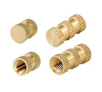 10-50pcs M4 M5 M6 M8 M10 Écrou D'insertion En Laiton Aveugle Inserts Intégrés for Imprimante 3d