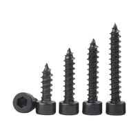 10-50pcs M5 5mm Vis À Tête Creuse Autotaraudeuses 8 Oxyde Noir(M5X25mm-10pcs)