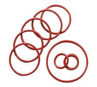 10/50pcs Rouge VMQ Joint Torique CS 2.4mm OD 6mm ~ 100mm De Qualité Alimentaire En Caoutchouc De Silicone Isolation D'étanchéité Étanche Rondelle Cuisinière Joints(50 pieces,OD 72mm ID 67.2mm)