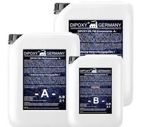 10,5Kg 2K Résine époxy transparente Glaçage Epoxyde bi composant Epoxy Resine Coulée Cristalline PRV table sol bois fibre carrelage colle DIPOXY-2K-700