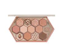 10 8g Palette de fards à paupières en diamants brisés Honeycomb Mat Perlé Paillettes Facile colorer Longue tenue fines Maquillage des doux et rêveur Tout pour le trajet Adapté aux débutants