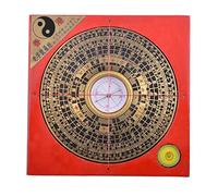 10,9 cm Feng Shui Boussole Luo Pan/Lou Pan Outil + Gratuit Rouge Bracelet cordon G7011