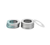 10 à 100 pièces 0,1 mm 0,2 mm 0,3 mm 0,5 mm 1 mm Rondelle plate en acier inoxydable joint mince Joint de réglage de haute précision M1,6 à M30(M14x20 20pcs,0.2mm thickness)
