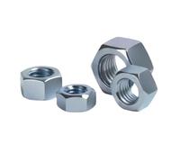 10 À 200 Écrous Hexagonaux M1 .2 M2 .5 M3 M4 M5 M6 M8 M10 M12 M16 - Acier Zingué for Entretien, Bricolage, Usage Industriel(M2-50Pcs)