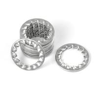 10 à 50 rondelles de blocage dents internes en acier inoxydable M3 M4 M5 M6 M8 M10 M12 M14 M16 M20 M22 M24 M30 Rondelle dentelée intérieure(M24 10pcs)