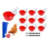 10 abreuvoirs poules DIY auto + 1 forets, poulets/canards/oies/dindes/pigeons