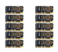10 adaptateurs SATA vers M2 M.2 NGFF NVME SSD X1 X4 X16 pour le minage de Chia, pleine vitesse