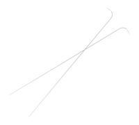 10 aiguilles à perler courbées en acier inoxydable de 6 pouces