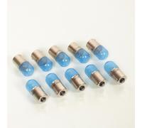 10 Ampoule Lampe Bleu Ba15s 12v 10w Flosser Pour Moto Auto Scooter Neuf