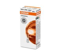 10 Ampoules 12V Avec Douille En Verre 18,6lm OSRAM ORIGINAL LINE Pour Voiture