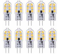 10×Ampoules G4 LED 12V 2W Blanc Froid 6000K 200lm Eq Halogène 10-20W Camping Car Hotte Cuisine