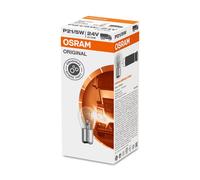 10 Ampoules P21W 5W 24V Avec Socle Métallique OSRAM ORIGINAL LINE