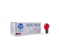 10 Ampoules Pr21w 12v 21w Baw15s Rouge