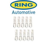 10 Ampoules T5 - 12V 1.2W W2x4.6d - Wedgebase