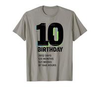 10 Ans à être géniale, 10e Anniversaire, Fille, garçon, décennie, Enfants T-Shirt