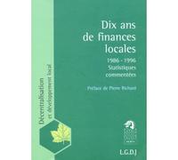 10 ans de finances locales Sous la direction du crédit local de france. - Crédit local de france - Lgdj - broché - Livre
