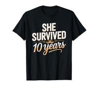 10 Ans De Mariage Dix Épouse Anniversaire T-Shirt