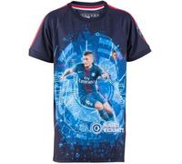 10 Ans - Maillot Psg - Paris Saint Germain - Marco Verratti - Taille Enfant - Manches Courtes - Polyester Multicolore