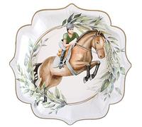 10 Assiettes en carton Hippique - Equitation 21cm