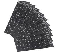 10 Autocollant Clavier Espagnol Lettres Langue