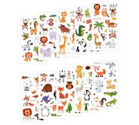 10 Autocollants de Tatouage Imperméables pour Animaux de la Forêt Sur le Thème des Animaux Tatouage Temporaire Tatouage Enfant Respectueux de la Peau Enfants Cadeaux D'anniversaire Décorations de fête