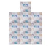 10 Autocollants Mosaïque Brillants 10x10cm pour Cuisine(MSC079) | Brillant éclatant, pour facile à appliquer, nettoyage simple, pour idéal cuisine, style moderne