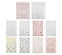 10 Autocollants Nail Art, Autocollants Simples Mignons, Autocollants Nail Art Mignons, Autocollants De Décoration D’Ongles, Accessoires D’Art D’Ongle