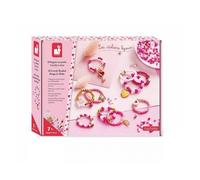 Janod Kit de création 10 bagues en perles Lovely à créer – Les Ateliers Bijoux – Dès 7 ans