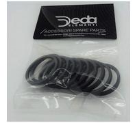 DEDA Jeu d''entretoises de tube de direction 1-1/8 5 MM CARBON 10 U