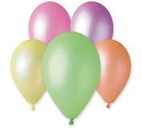 10 ballons latex fluorecents bio 30cm - gemar 310788 Multicolore G