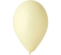 10 ballons latex naturel 33cm beurre frais - générique 347340 Jaune G