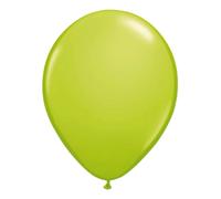 10 Ballons Vert Citron 30cm Taille Unique Vert